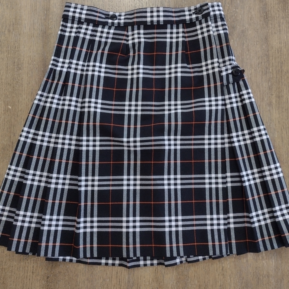 Gilmore Girls Pleated Mini Skirt Tennis Prep Mills Uniform Kilt Skirt size 00 Jr